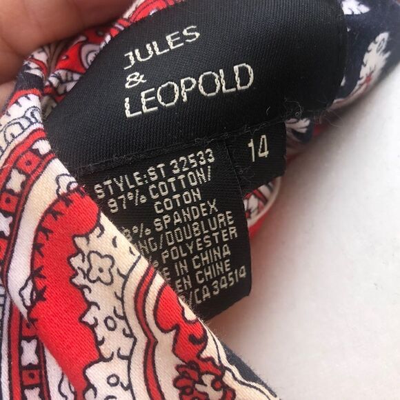 Beautiful Red White & Blue Vintage lined blazer Americana 4th of July Women’s 14 - Picture 7 of 16